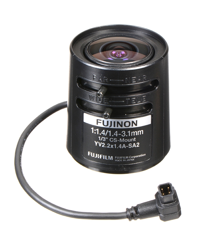 لنز دوربین مداربسته فوجینون مدل fish eye YV2.2X1.4A-SA2