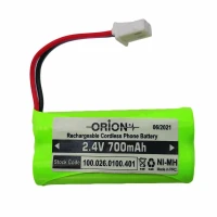 باتری تلفن بی سیم اوریون مدل 2.4V 700mAh