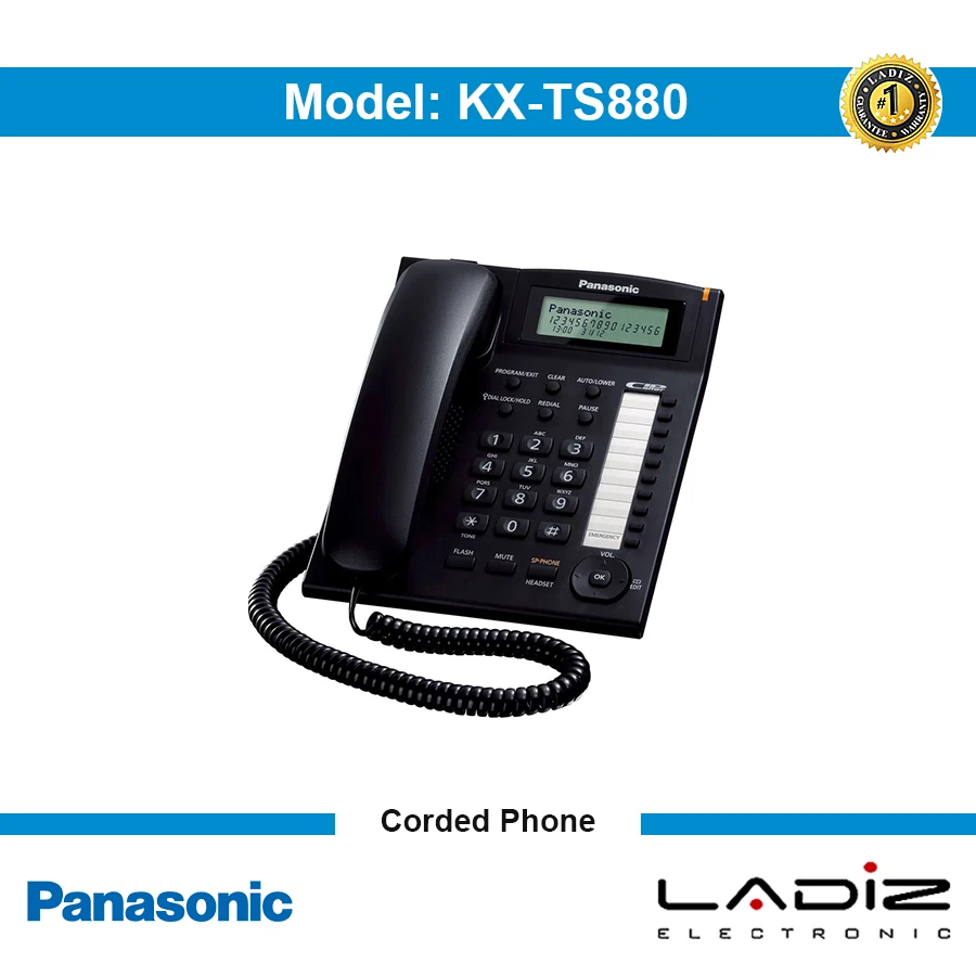 تلفن رومیزی پاناسونیک مدل KX-TS880