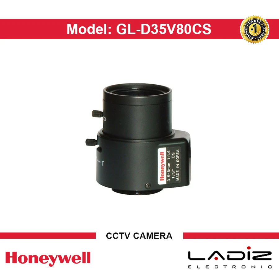 لنز دوربین مداربسته هانیول مدل GL-D35V80CS