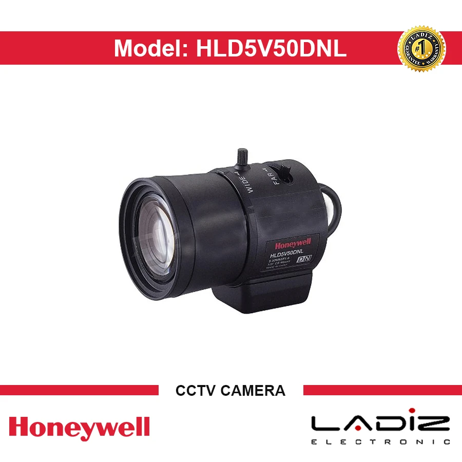 لنز دوربین مداربسته هانیول مدل HLD5V50DNL