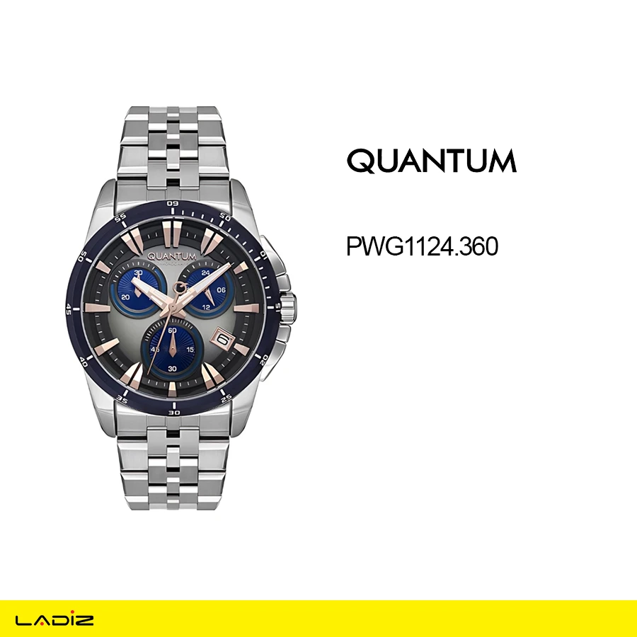 ساعت مچی عقربه ای مردانه کوانتوم مدل PWG1124.360