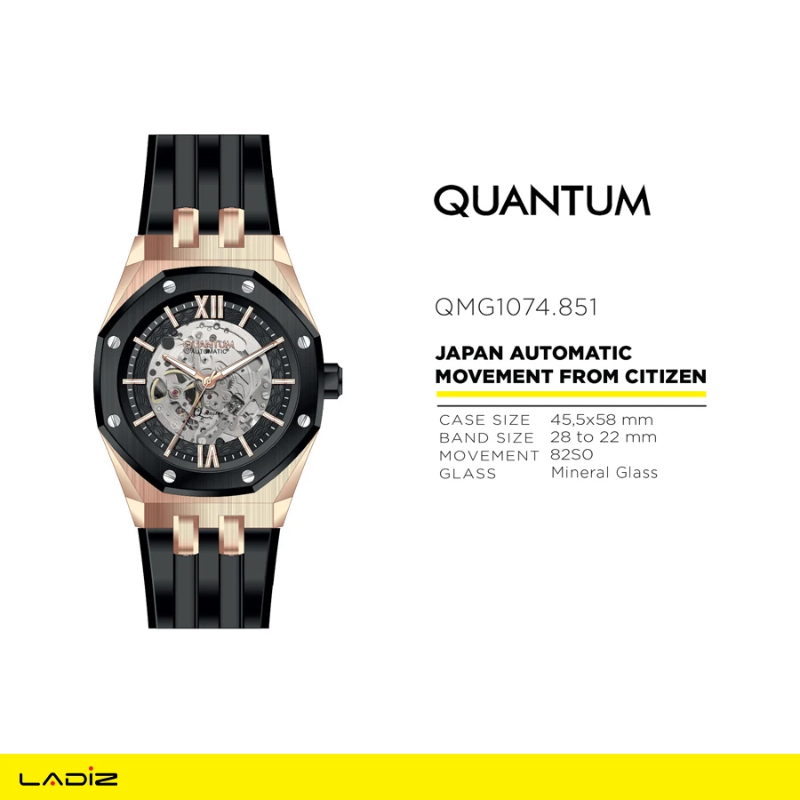 ساعت مچی مردانه کوانتم مدل QMG1074.851