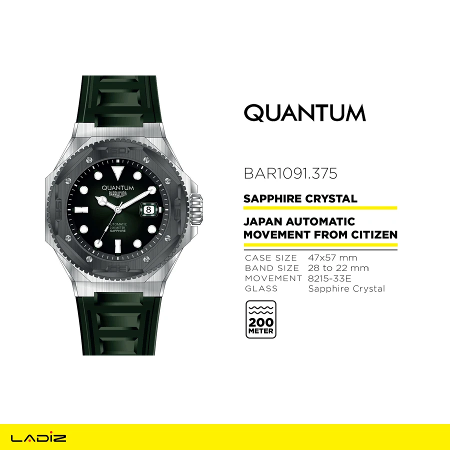 ساعت مچی مردانه کوانتم مدل BAR1091.375