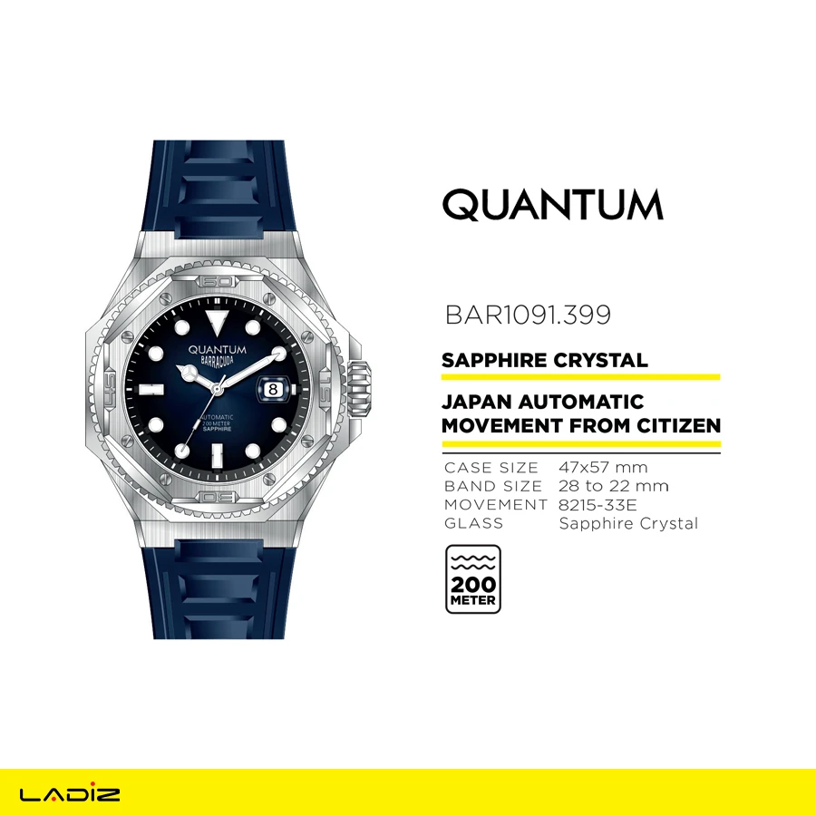 ساعت مچی مردانه کوانتم مدل BAR1091.399