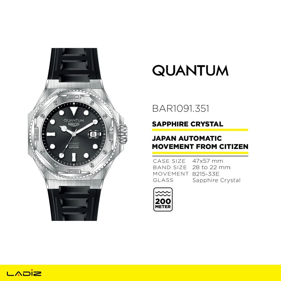 ساعت مچی مردانه کوانتم مدل BAR1091.351