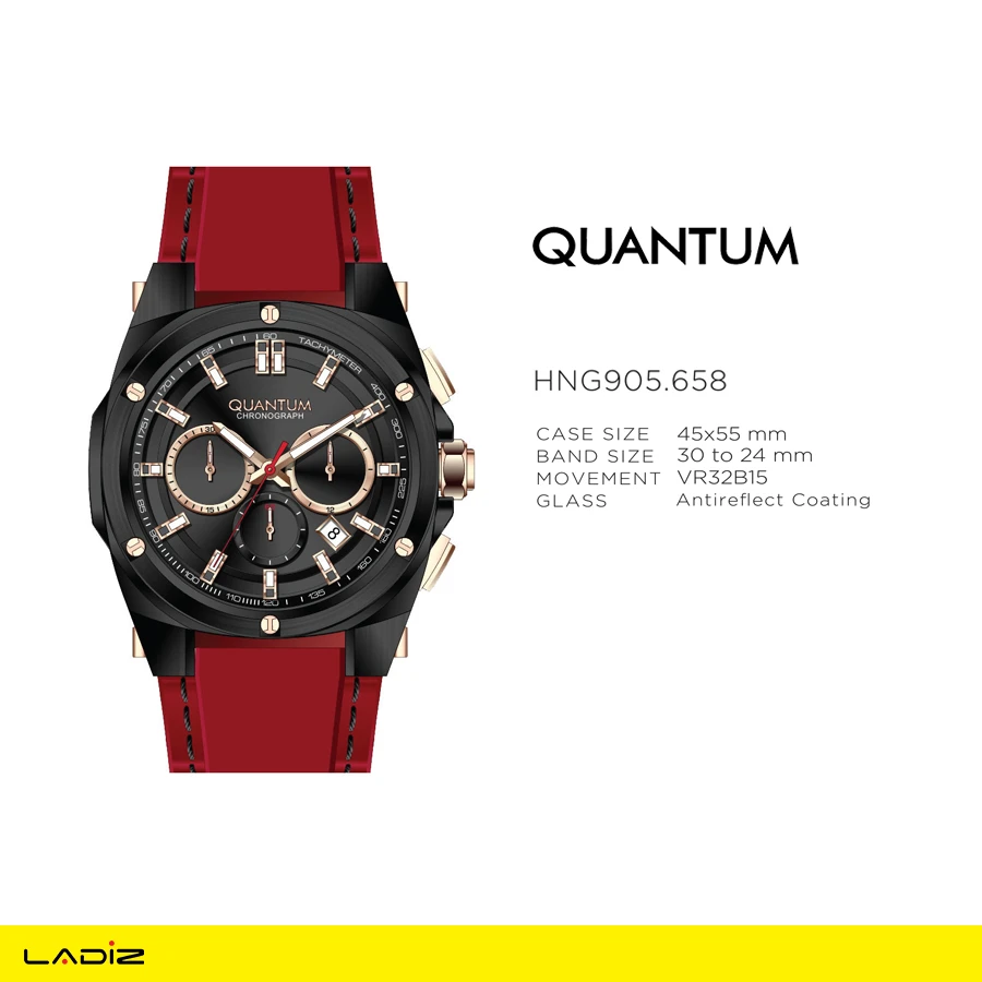 ساعت مچی مردانه کوانتم مدل HNG905.658