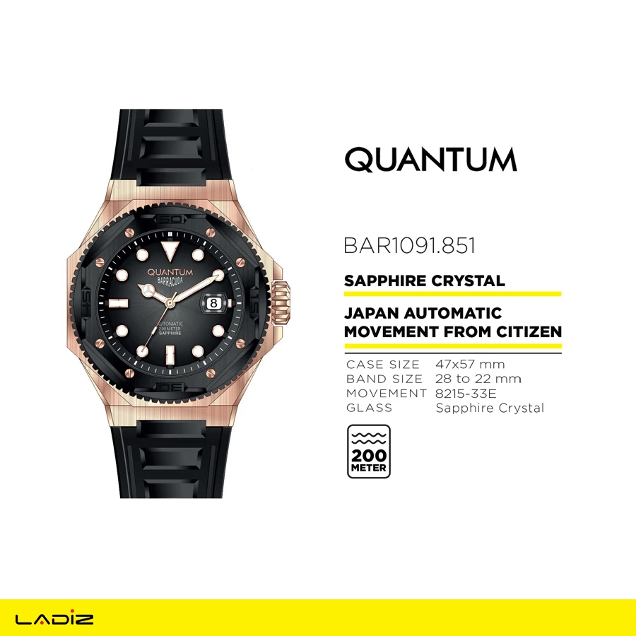 ساعت مچی مردانه کوانتم مدل BAR1091.851