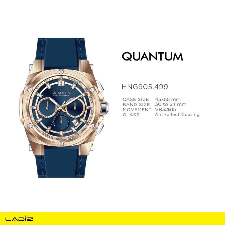 ساعت مچی مردانه کوانتم مدل HNG905.499