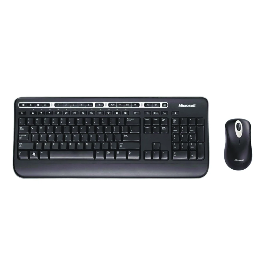 کیبورد و موس کامپیوتر مایکروسافت Microsoft Wireless Media Desktop 1000