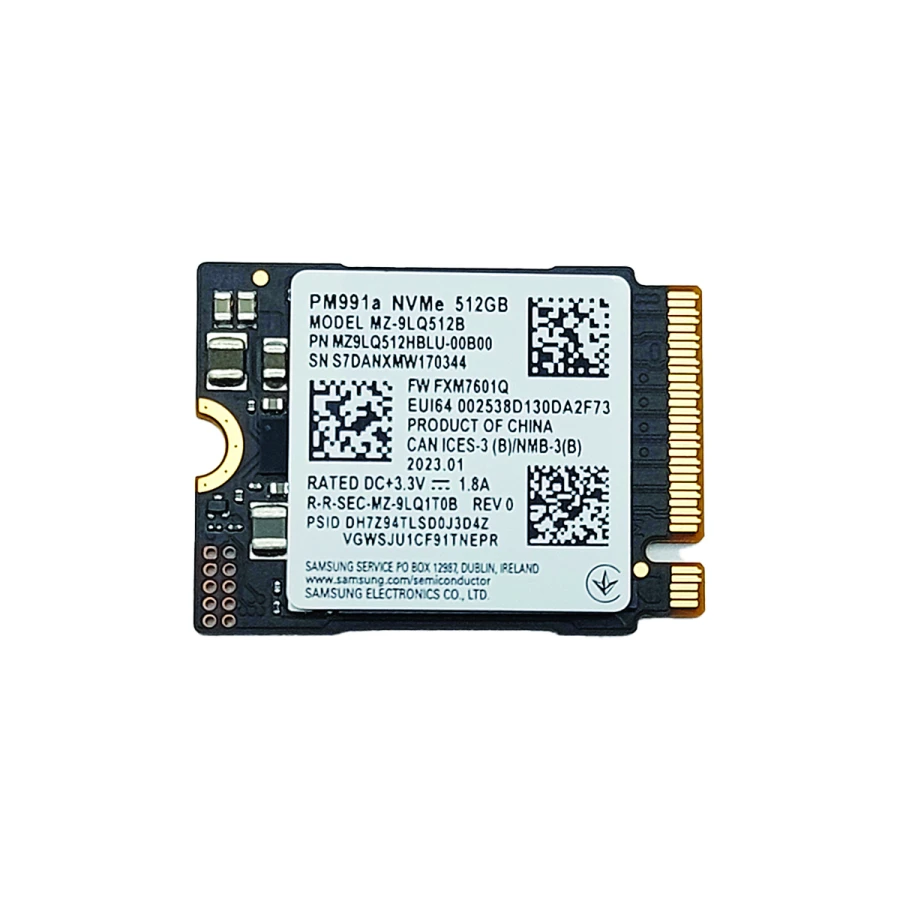 هارد Hard 2230 SAMSUNG  512G-PM991