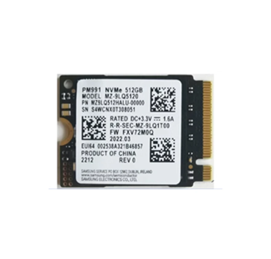 هارد Hard 2230 SAMSUNG  512G-PM991
