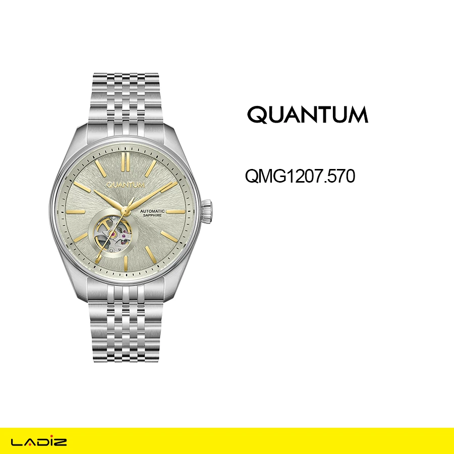 ساعت مچی عقربه ‌ای اتوماتیک مردانه کوانتوم مدل QMG1207.570