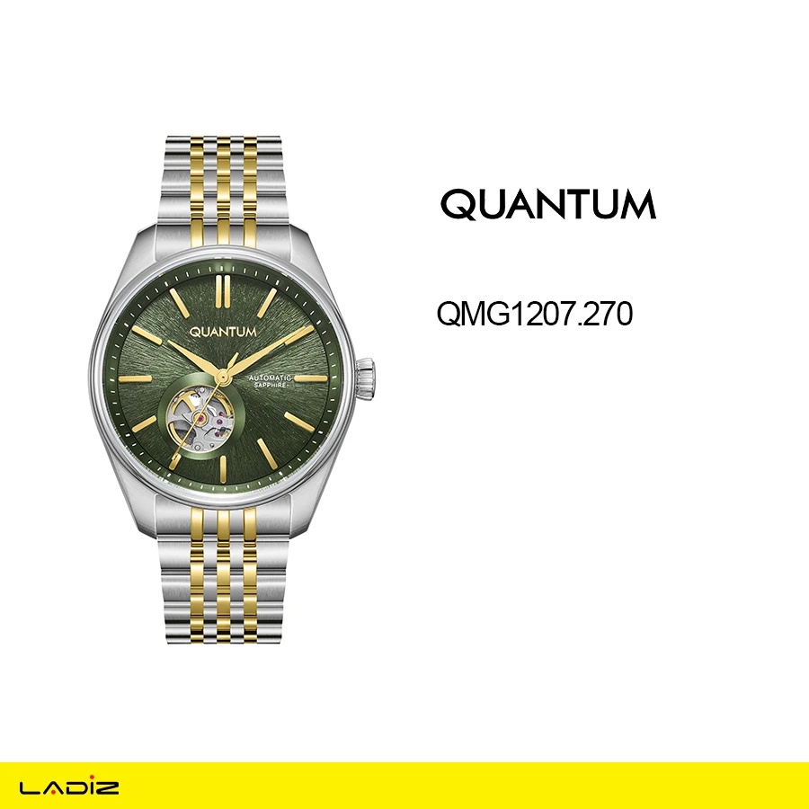 ساعت مچی عقربه ‌ای اتوماتیک مردانه کوانتوم مدل QMG1207.270