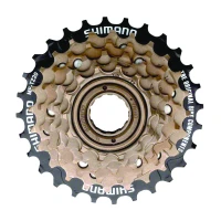 خودرو دوچرخه شیمانو مدل 6 سرعت پیچی کد MF-TZ20 14-28 ( آکبند )