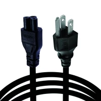 کابل برق سه پین آداپتور لپ تاپ مدل WS-001F به طول 1.2 متر